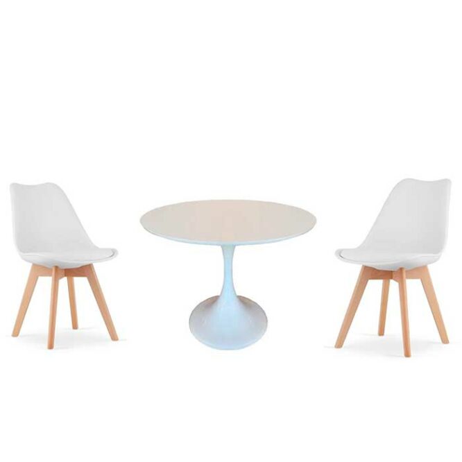 set-mesa-tulip-redonda-y-sillas-tulip-blancas