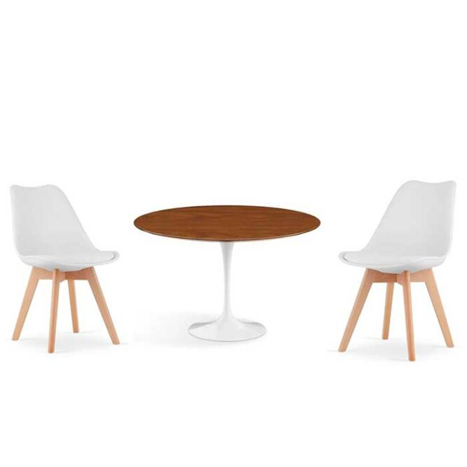 set-mesa-tulip-redonda-y-sillas-tulip-blancas