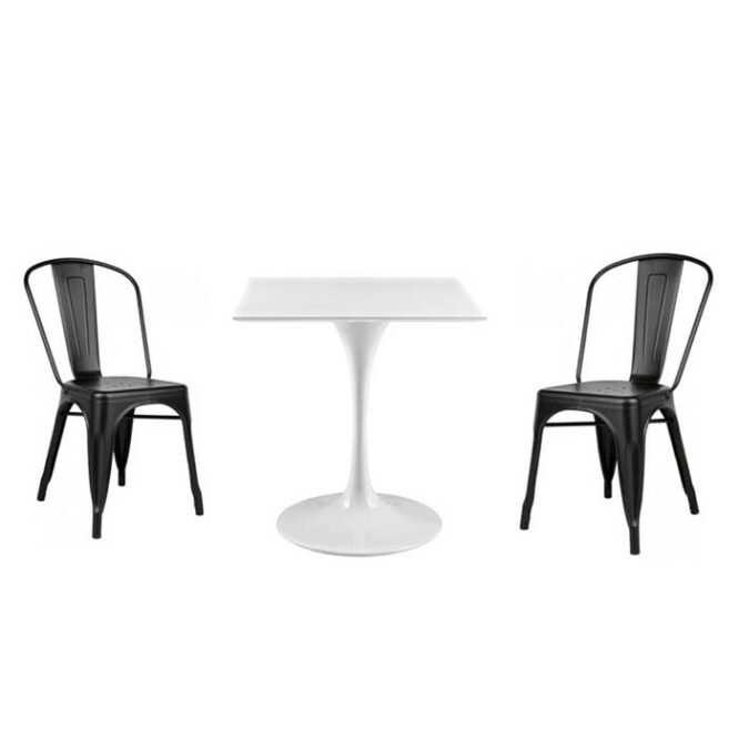 set-mesa-tulip-cuadrada-y-sillas-tolix-negras