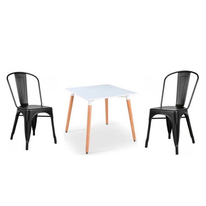 set-mesa-eames-cuadrada-y-sillas-tolix-negras